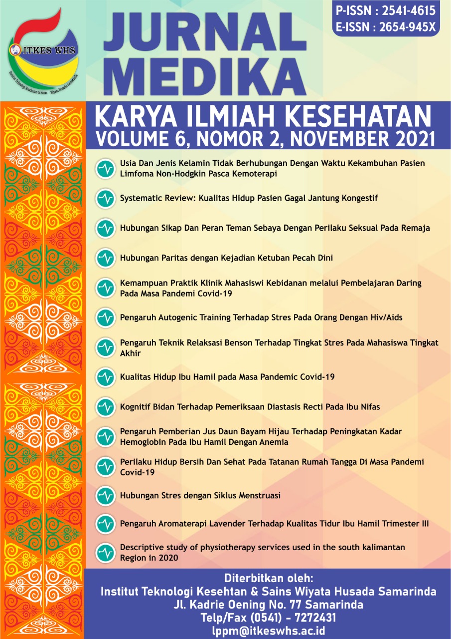 					View Vol. 6 No. 2 (2021): Jurnal Medika : Karya Ilmiah Kesehatan
				