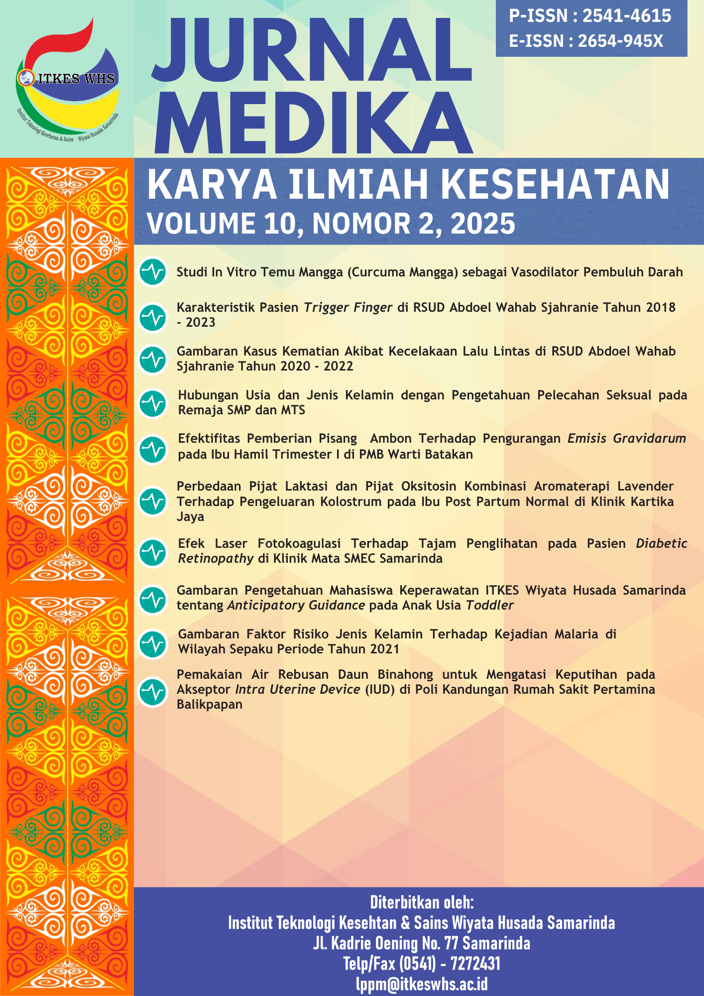 					Lihat Vol 10 No 2 (2025): Jurnal Medika Karya Ilmiah Kesehatan
				